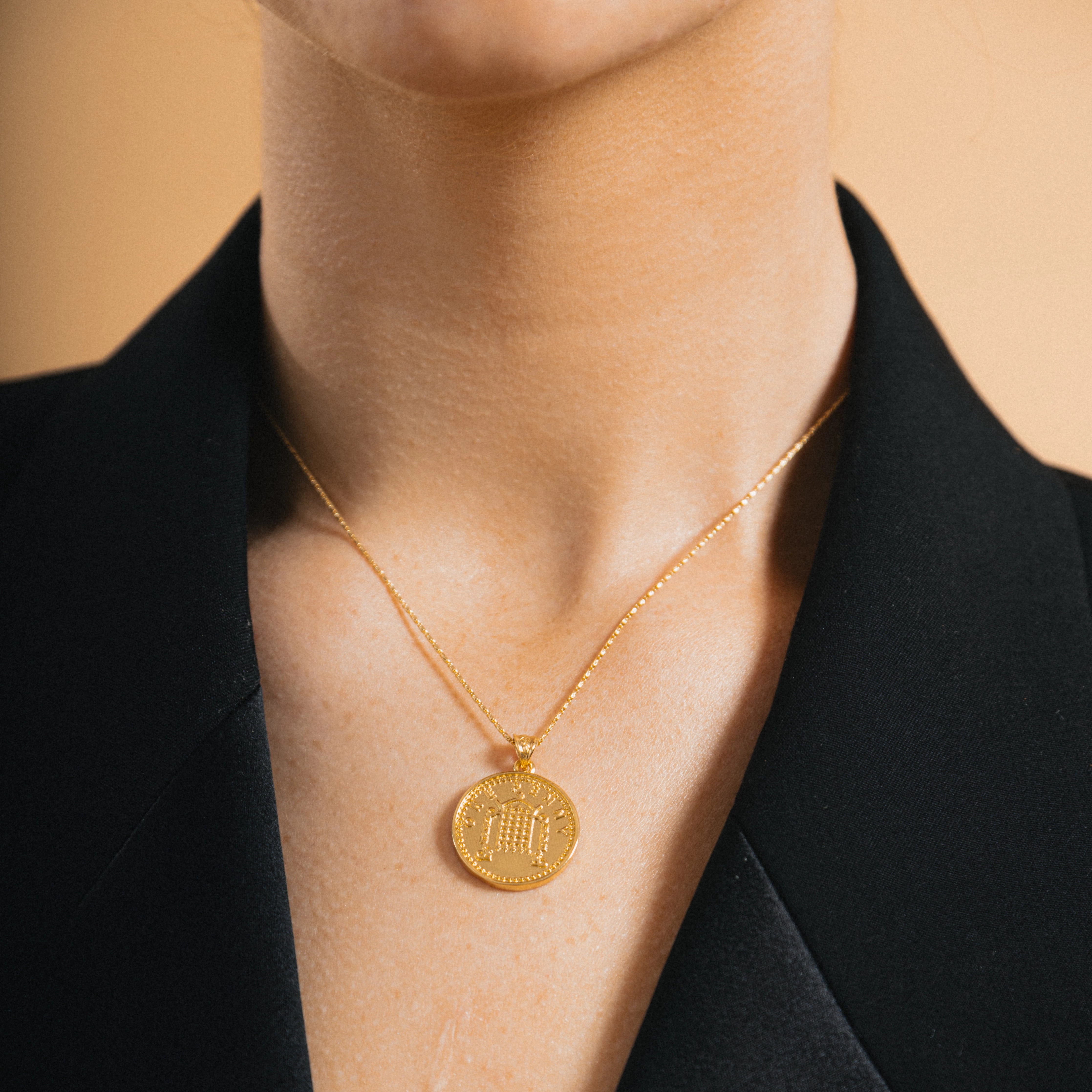 THE PENNY NECKLACE - Gold Penny Coin Necklace