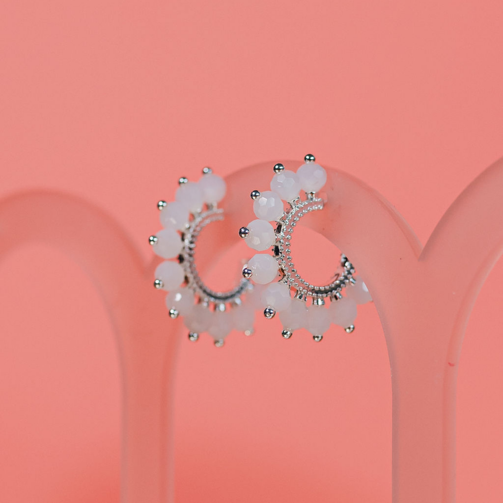 The Catherine chairty hoop statement earring