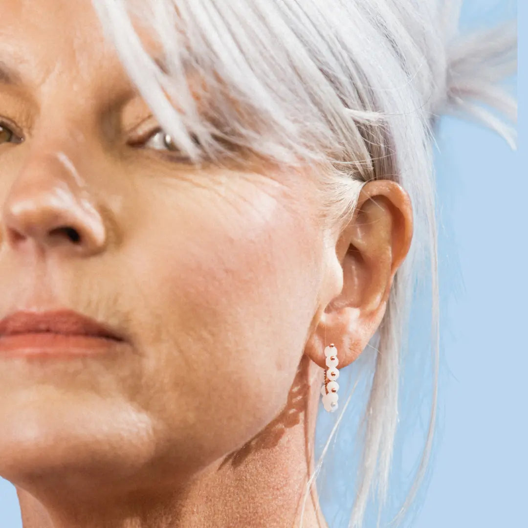 The Catherine chairty hoop statement earring