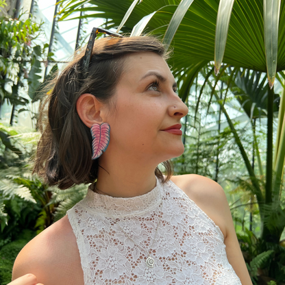 THE CALYPSO - Tropical Leaf Statement Earring
