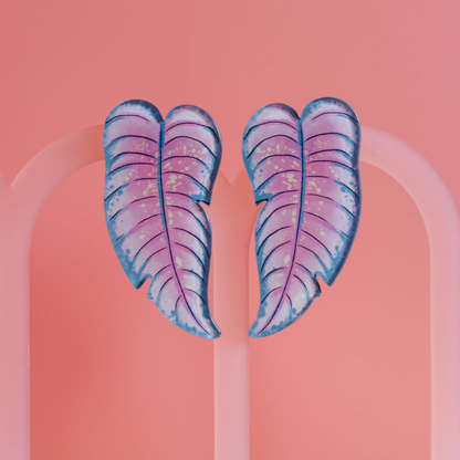THE CALYPSO - Tropical Leaf Statement Earring