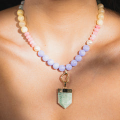 SPIRIT WAVE - Amazonite Multi Gemstone Necklace