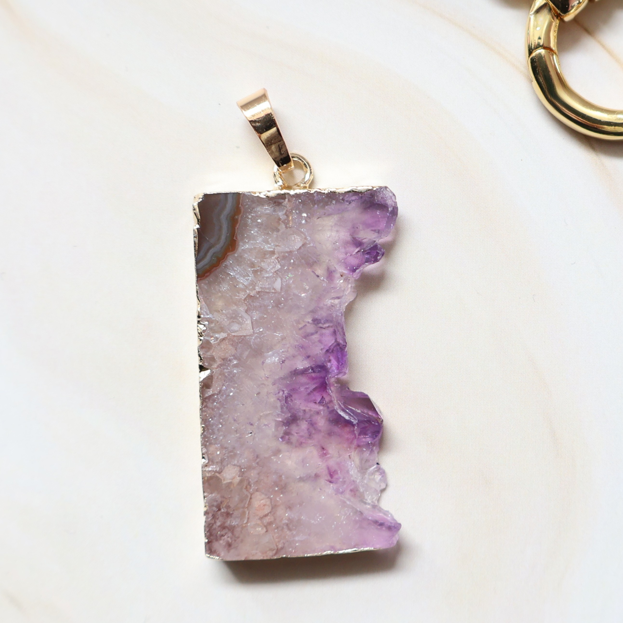 amethyst necklace pendant