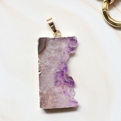 amethyst necklace pendant