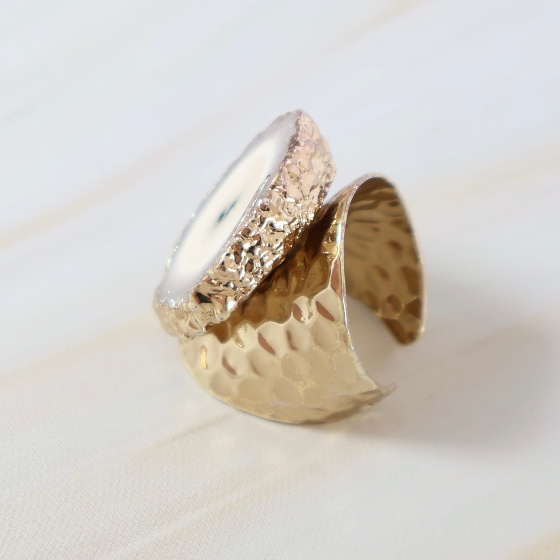 amethyst statement ring 