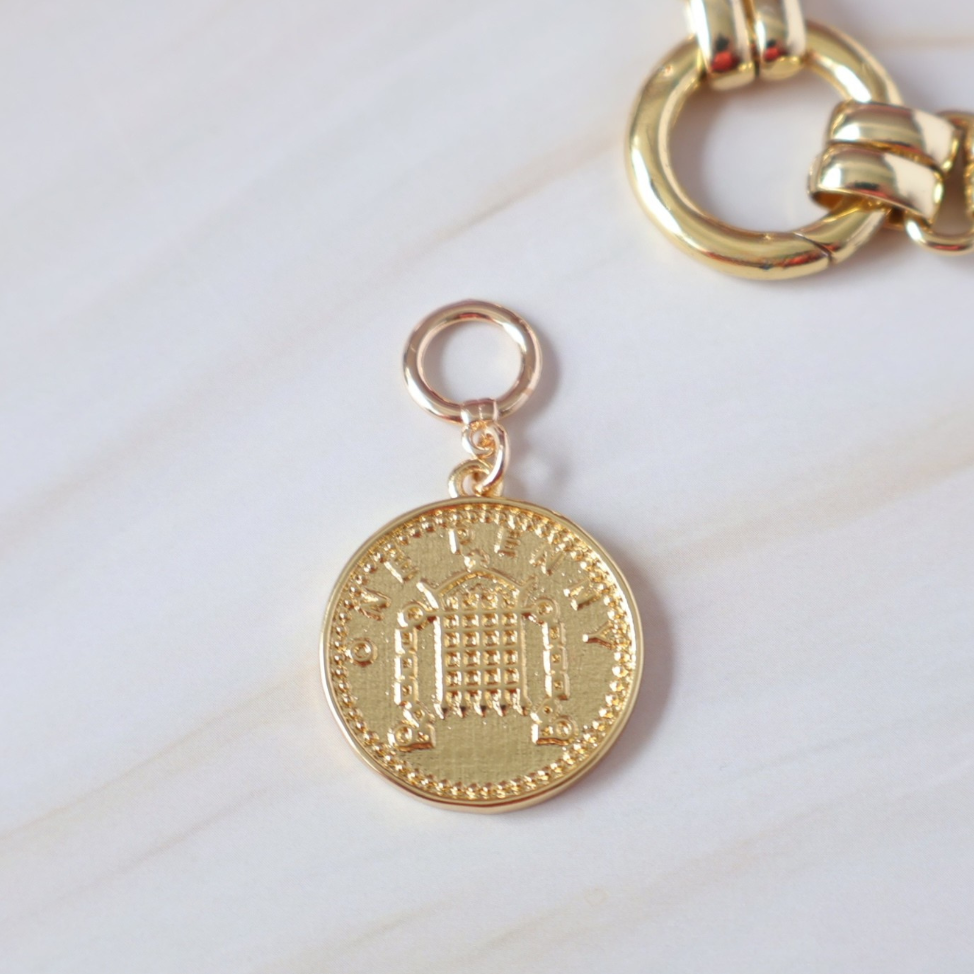 LUCKY PENNY NECKLACE CHARM ONLY