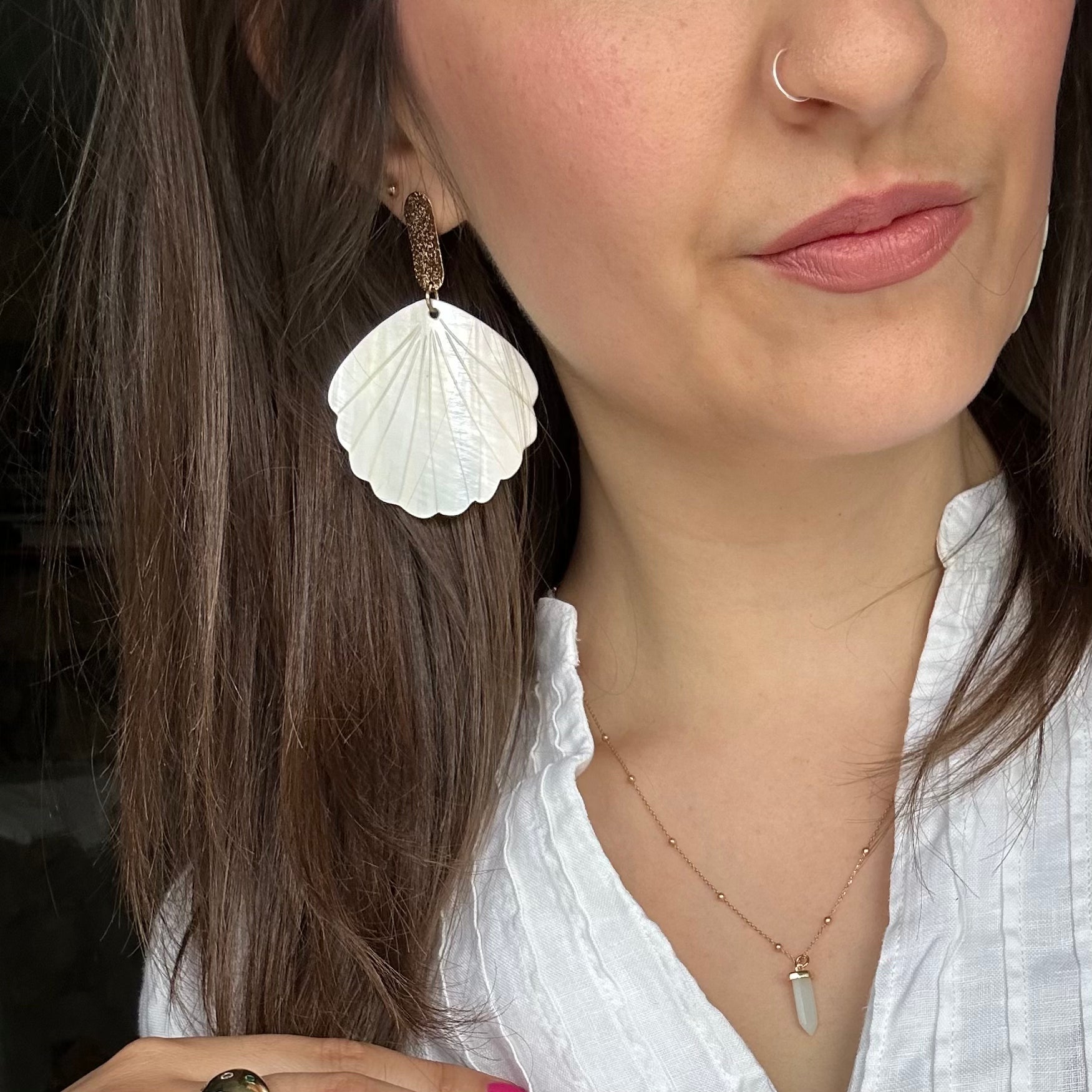 shell earrings 