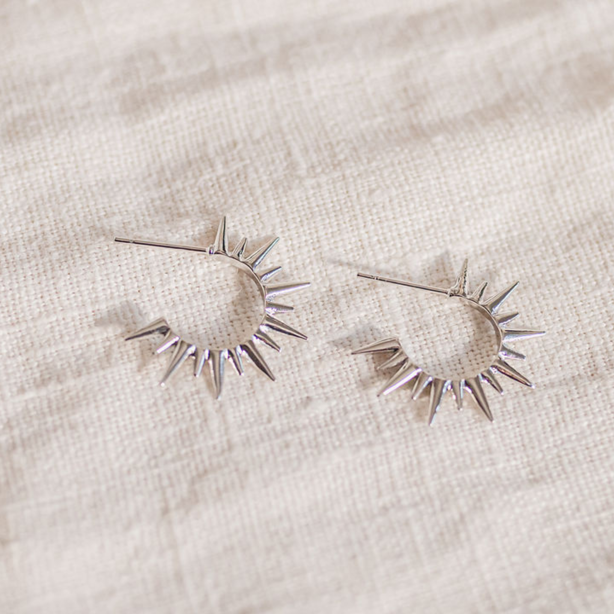 SPIKEY SASS - Spikey Hoop Earrings