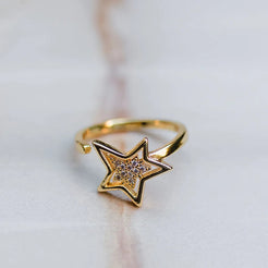 statement stacking rings star